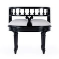 thumbnail image 6 of Butler Specialty Company Hathaway Upholstered 22.5"W Vanity Seat -Black Licorice, 6 of 8
