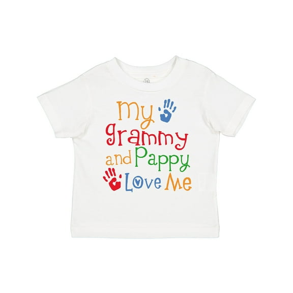 Inktastic Grammy and Pappy Love Me Boys or Girls Toddler T-Shirt