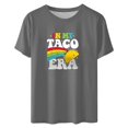 thumbnail image 2 of Shorts pour Femmes, T-Shirts pour Femmes, Chemises Mayo pour Femmes Fête Mayo Festival Manches Courtes Tee Blouses, Blouses pour Femmes, Blouses pour Femmes Mode, 2 of 3