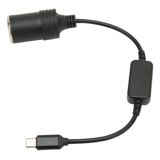Accesorios Electrónicos Para Automóvil, Adaptador De Corriente Para Encendedor De Cigarrillos De Automóvil, Completamente Funcional, Macho A Hembra, 5 V, USB C A 12 V, Para