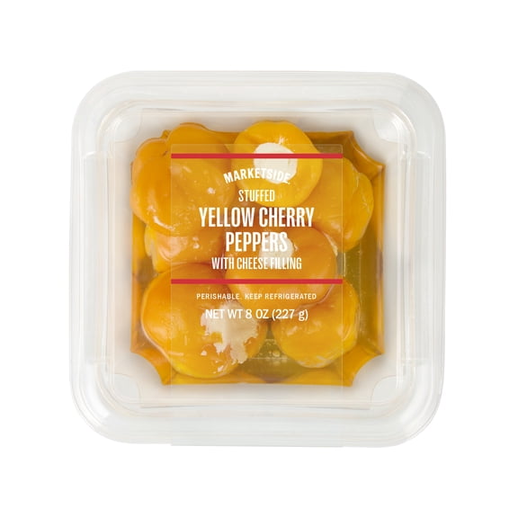 Marketside Stuffed Yellow Cherry Peppers with Cheese Filling, 8 oz