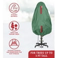 thumbnail image 2 of Hold N' Storage Upright Christmas Tree Storage Bag for Topiary and Holiday Tree up to 3 ft Tall - Green, 2 of 8