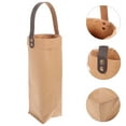 thumbnail image 3 of YSNOOWE Reusable Bottle Carrier Pu Brown For Flower Holding 1Set 10.6X3.2in, 3 of 6