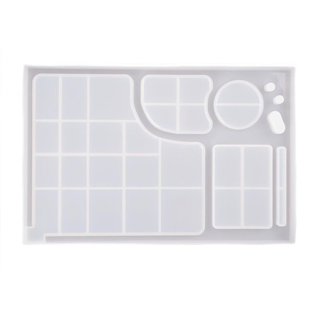 Molde De Resina Epoxi Para Manualidades, Joyería De Silicona, Bandeja Para Cigarrillos, Molde De Resina Epoxi De Cristal, Plato De Maquillaje, Cenicero, Molde De Silicona Fundido Yuarrent HA018210-00