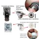 thumbnail image 2 of Style 4 Ruedas giratorias de goma suave con ruedas de perfil bajo, placa superior de 360 ​​grados, 100 libras, 2 of 5