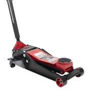 American Forge & Foundry Service Jack - 4 Ton Capacity - Lightning Lift - Short Chassis - 2 pc Handle - 4.1 Min H to 20.5 Max H - SUPER DUTY