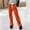 Orange, variant on ZZwxWA Wide Leg Sweatpants Womens High Waisted Baggy Sweat Pants Active Striped Track Pants with Pockets