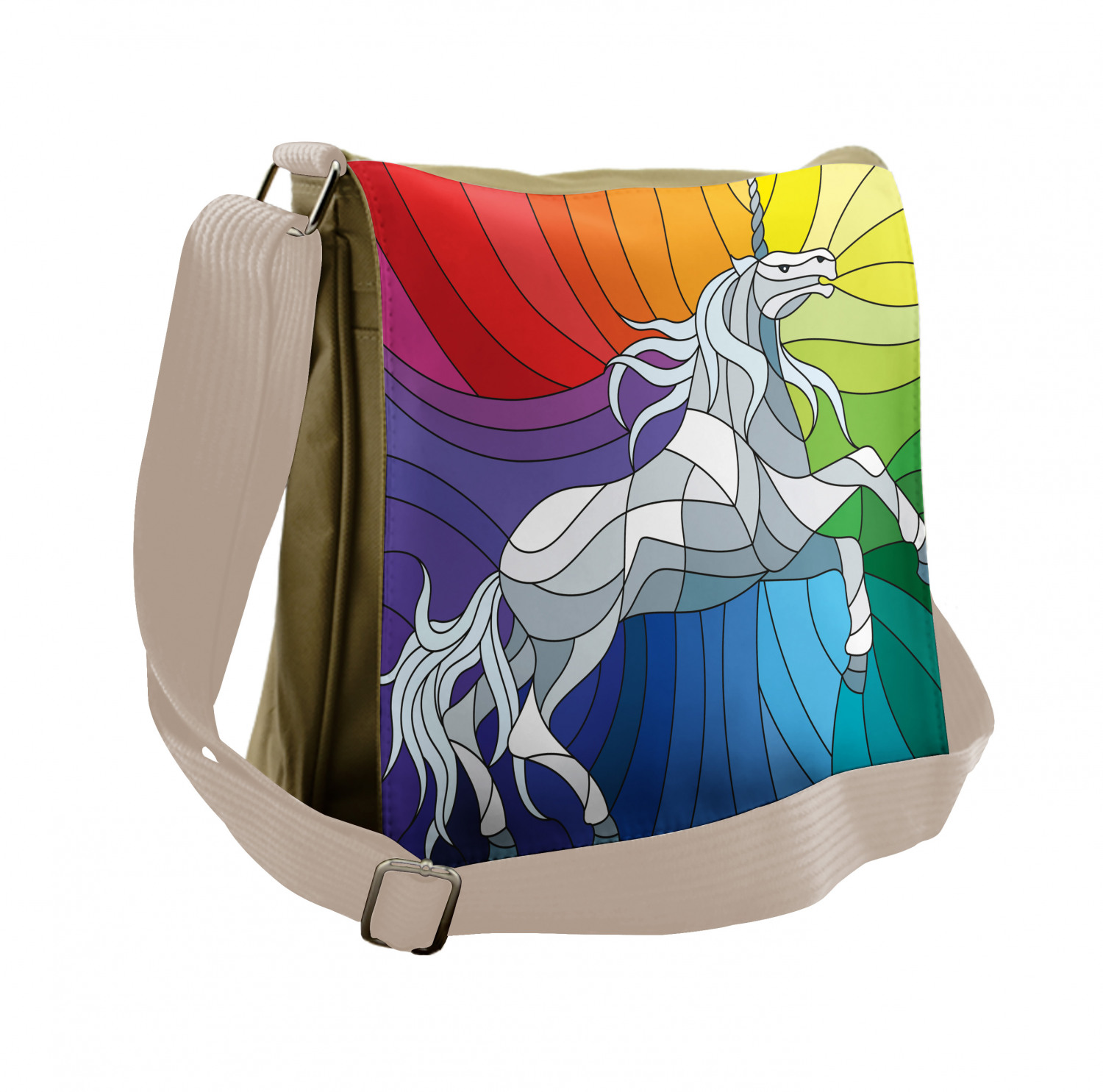 unicorn messenger bag
