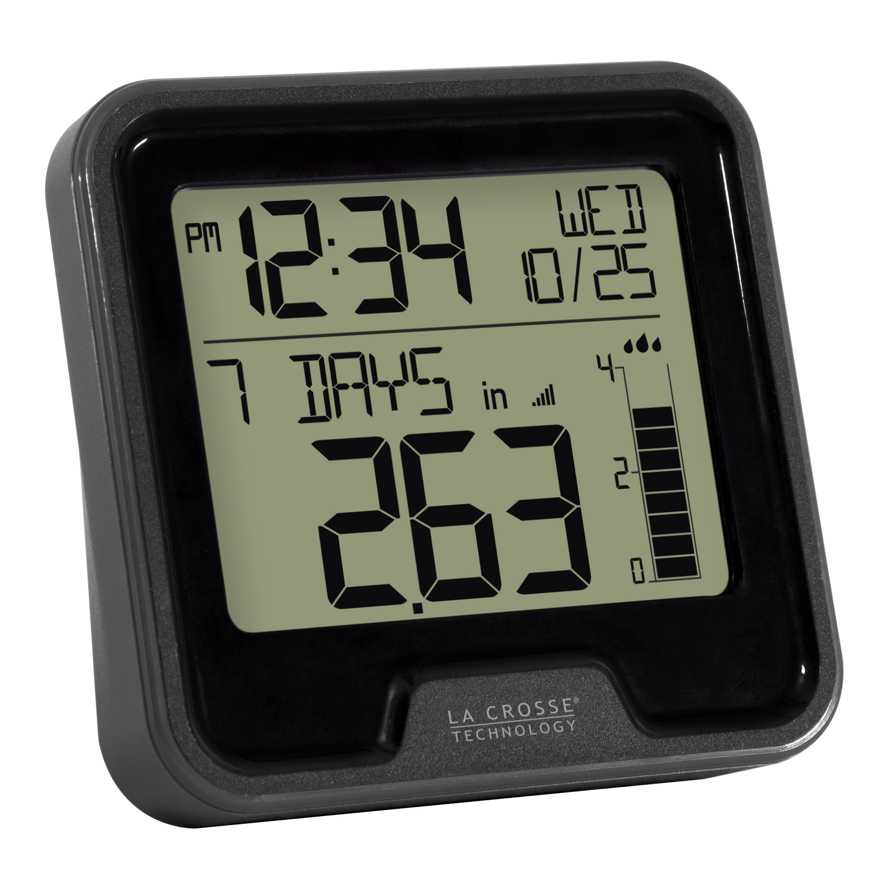 La Crosse Technology 724-1409 Wireless Digital Rain Gauge with Indoor Temperature