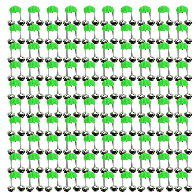 100pcs Plastic Fishing Clips Caña de pescar Alarma con Alerta Caña de pescar