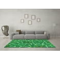 thumbnail image 3 of Ahgly Company Indoor Rectangle Abstract Green Modern Area Rugs, 2' x 3', 3 of 4