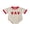 Apricot, variant on BemeyourBBs Newborn Baby Boy Girl Crayfish Outfit Infant Baby Summer Clothes Waffled Bubble Romper Lobster Embroidery Short Sleeve Crew Neck Bodysuit Jumpsuit