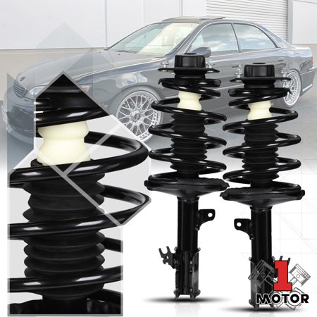 99 Jetta Coil Springs Front L+R Strut Assembly Shock Absorber+Coil Spring for 97-03 Camry/ES300/Solara 98 99 00 01 02 ()