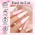 thumbnail image 4 of Kit de uñas en polvo AZUREBEAUTY de 4 colores con base y capa superior, 4 of 8