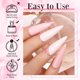 thumbnail image 4 of Kit de uñas en polvo AZUREBEAUTY de 4 colores con base y capa superior, 4 of 8