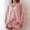 Pink, variant on uublik Pajamas Women Set Long Sleeve Tops and Shorts Soft Comfy Pajamas Set 2 Piece Outfits