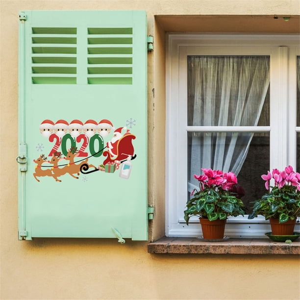 Ganfancp Supervivencia Personalizada 2025 Navidad Decoración Familia Diy Pegatinas Rebajas Flash Deals 1X Pegatina