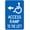 Warning Sign 6, variant on Access Ramp with Graphic & Left Arrow Sign - 8"x12" Business Metal Sign, Accessibility Directional Signage
