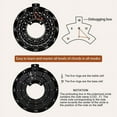 Konghyp Guitar Chord Wheel Metal Disc of Fifths in Aluminum Alloy