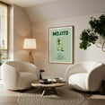 thumbnail image 4 of Mojito - La Habana Cuba Illustration Cocktail Kitchen Decor Typography Modern Art Pop Art Humor Bar Unframed Wall Art Print 40 x 60 inches, 4 of 60