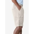 thumbnail image 3 of Boulder Creek By Kingsize Men's Big & Tall  Renegade 9" Full Elastic Waist Cargo Shorts, 3 of 5