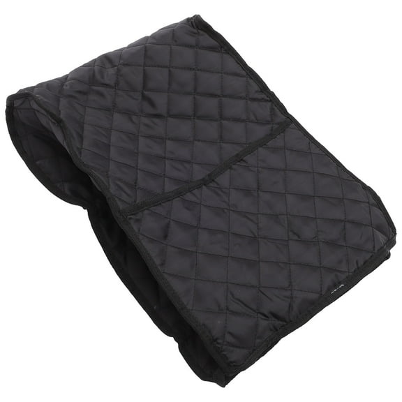 KALLORY Black Stand Mixer Cover Waterproof Dustproof Organizer Bag with Front Storage Pocket