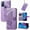 purple, variant on For Moto G Stylus 5G 2024 /G Stylus 5G 2023 Case, Embossed Wallet Case For Moto G Play G Power 5G Edge 50 Ultra with Card Slots Cash Holder Magnetic Clasp Shockproof Kickstand Cover with Hand Strap