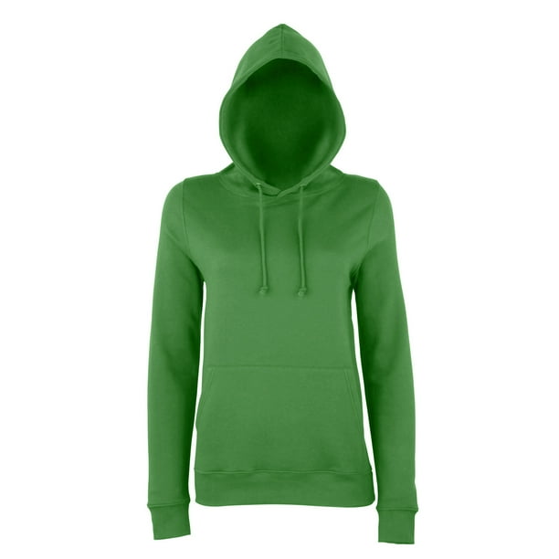 AWDis - Sudadera con capucha modelo College para mujer (Verde Dusty)
