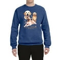 thumbnail image 2 of If It's Not a Golden Retriever It's Just a Dog Gift | Mens Dog Lover Crewneck Graphic Sweatshirt, Vintage Heather Blue, Large, 2 of 3