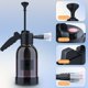 thumbnail image 4 of Pulverizador a presión 2L | Botella de espuma de bomba manual continua - Plástico resistente a productos químicos, boquillas dobles, botón de cierre para jardinería, hogar, detallado de coches, 4 of 7