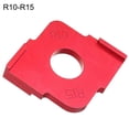 thumbnail image 1 of Gabarits de Rayon d'Angle pour Routeur en Alliage d'Aluminium Outils Professionnels de Menuiserie R10-R15, 1 of 5