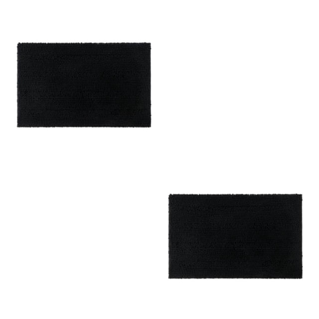Bearachild Alfombra de baño de poliéster Sin desprendimiento Textura Buena sensación de paso Absorbente de secado rápido Type6 NO6