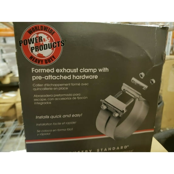 POWER PRODUCTS STAINLESS STEEL 5" PREFORMED EXHAUST CLAMP 20S-500 TLC500S