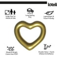 thumbnail image 4 of The Original Heart Shaped Pool Float by LOTELI - Metallic Gold - Thicker and Stronger - Best Inflatable for Pool Parties, Bachelorette - Summer Fun & Relaxation - Durable & Easy to Inflate (2), 4 of 7