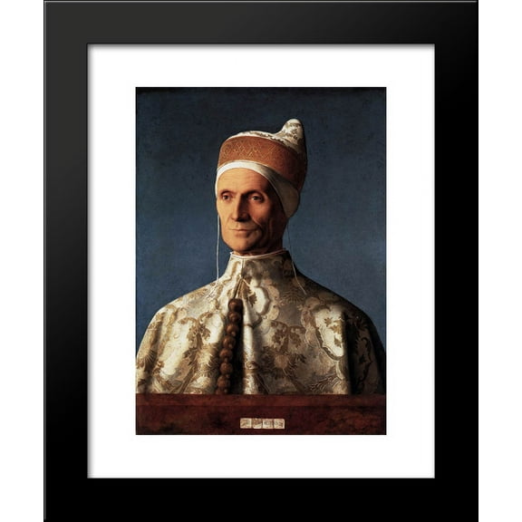 Leonardo Loredan 20x24 Framed Art Print by Bellini, Giovanni