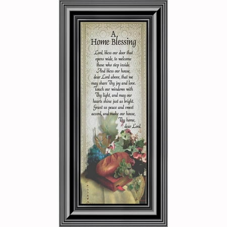 A Home Blessing Framed Poem for New Home Owners, God Bless This Home ...