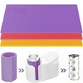 thumbnail image 1 of Envoltura de vaso de sublimación de 3 piezas en 3 espesores Reutilizable Taza de silicona Envoltura de vaso para máquina de prensa de taza 20OZ 16OZ 12OZ Taza Envoltura de sublimación de silicona resi, 1 of 11