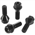thumbnail image 4 of 4Pcs Black Wheel Bolt Lug Nut for E30 E36 E46 E60 E90 36136781150, 4 of 10