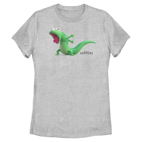 Womens Hoppers Tom Lizard Excitement Pose T Shirt