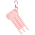 thumbnail image 1 of OUNONA Storage Case with Handle Dart Case Pink for Easy Access 1Pcs, 1 of 8