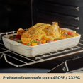 thumbnail image 2 of (8-Piece) Ceramic Complete Bakeware Set, Nonstick Pie, Casserole, Cake, Lasagna Oven Pans, Bakers, For Baking, Roasting, Steaming, 2 of 4