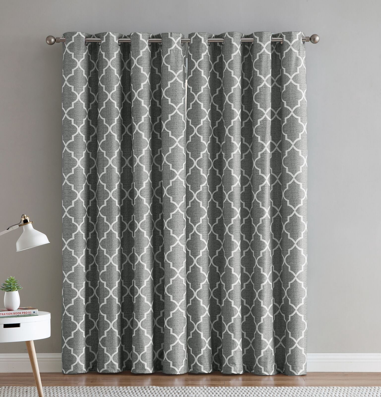 Kate Aurora Living 2 Pack 100% Total Blackout Thermal Insulated Energy Saving Grommet Curtains - Assorted Colors & Sizes