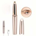 thumbnail image 2 of Depiladora recortadora de pelo de cejas recargable para mujeres con luz LED brillar Electrónica, 2 of 5