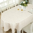 thumbnail image 1 of Oval Tablecloth 60x84in for Oval Table Waterproof Table Cloths for Dining Room Indoor Outdoor Table Cloth, 1 of 5