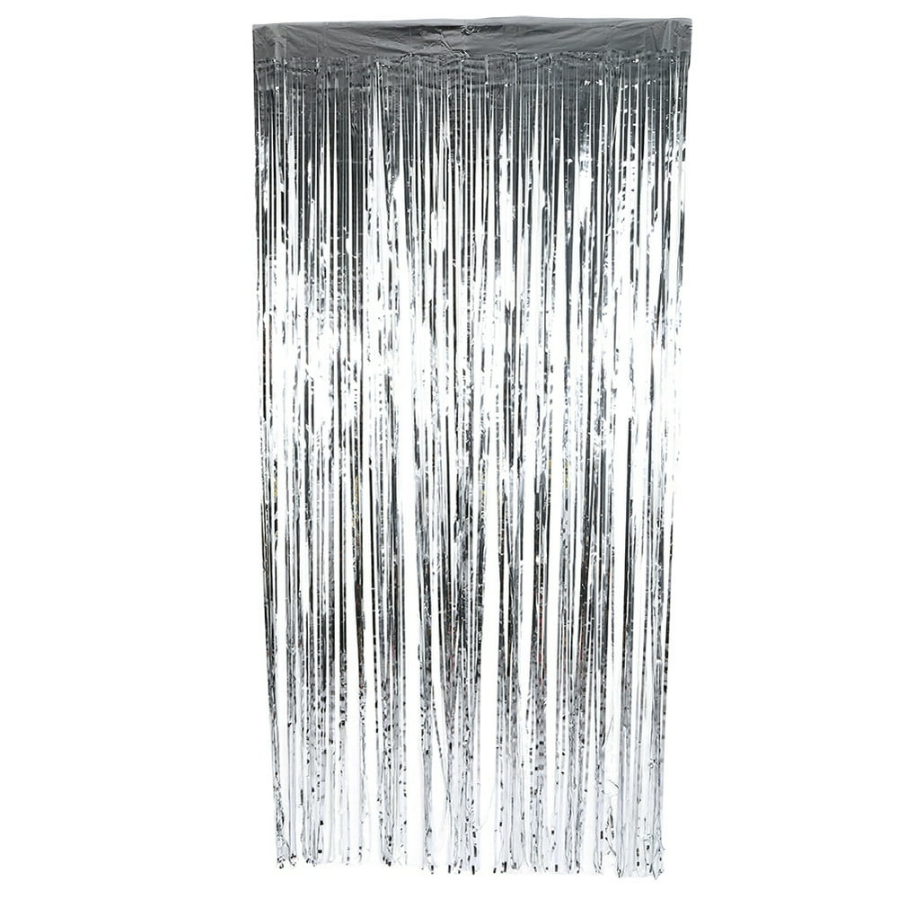 Mgaxyff Fringe Curtains,Party Decoration,Greensen Birthday Wedding Party Reusable Foil Tinsel