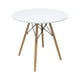 thumbnail image 2 of Comedor Oslo Redondo Blanco para 4 Personas Sillas Oslo Amarillas, 2 of 8