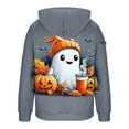 thumbnail image 5 of Makaor Mens Graphic Hoodies Zip up Big and Tall Pullover with Zip Pockets Long Sleeve Sweatshirt Casual Winter Clothes, 5 of 5