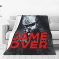 thumbnail image 3 of Shooter Game Over Throw Blanket, Fluffy Soft Cozy Blanket Flannel Plush Microfiber Couch Throw, 50"x40", 3 of 8