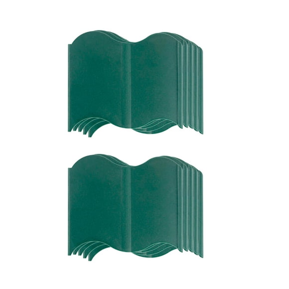 Bwiyojiz Home Decor Christmas Decorations Decoration Garden Edge Border Fence Flower Bed is Suitable for Terrace Walkways and Courtyards, Gifts for Yourelf, Green