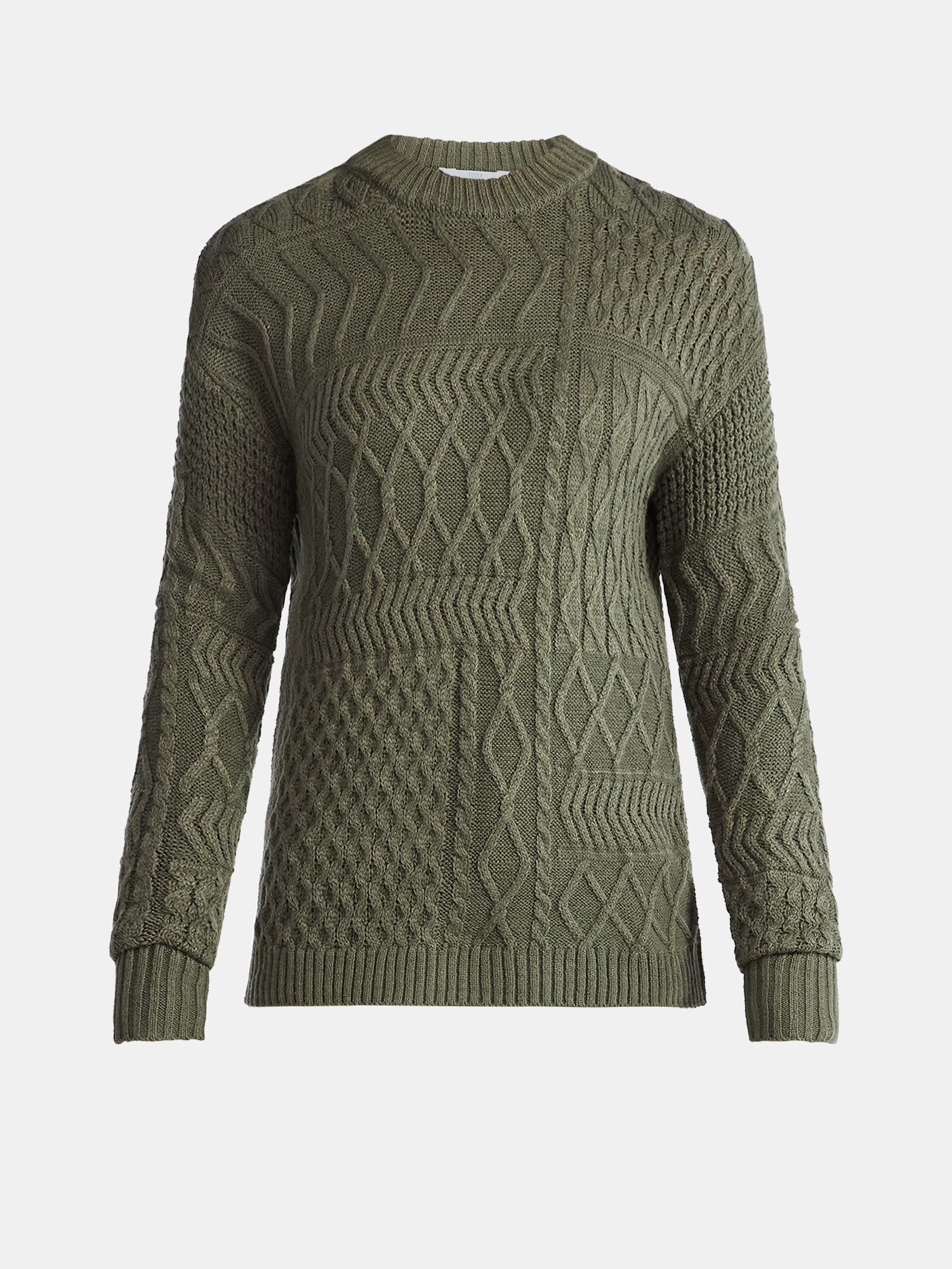 Time and Tru Women’s and Women’s Plus Mixed Stitch Sweater, Midweight, Sizes XS-4X